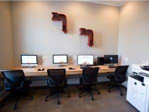 Common area computers and printer